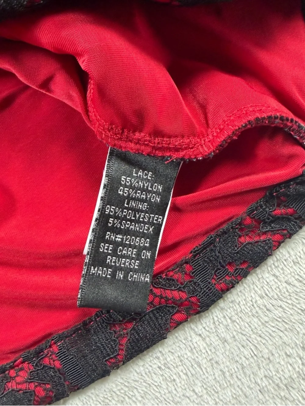 Torrid Women's Plus Size 2 Red Lined Black Lace Ruched 3/4‎ Sleeve Blazer Event